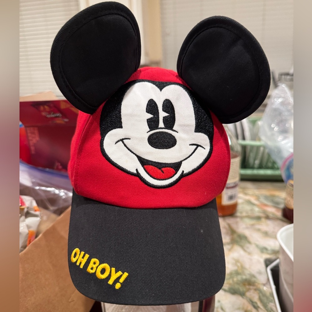Mickey Mouse Ears Snapback Hat